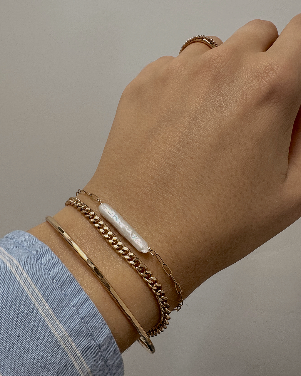 Pearl Bar Bracelet